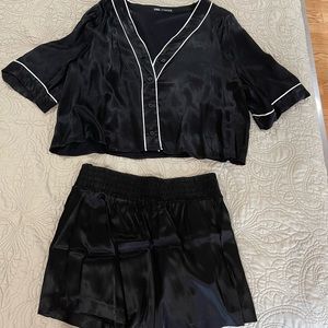 Zara two piece shorts set